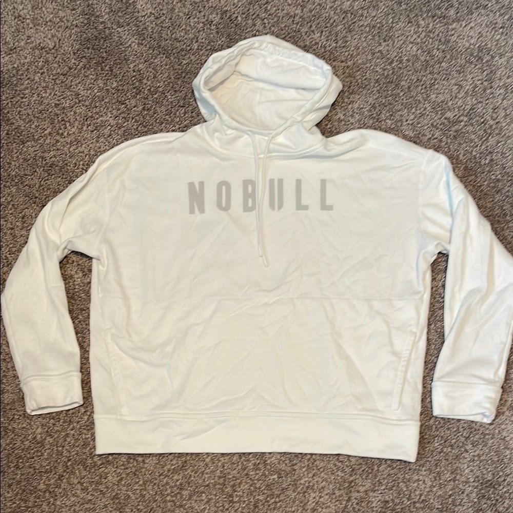 NOBULL White Sweatshirt Hoodie